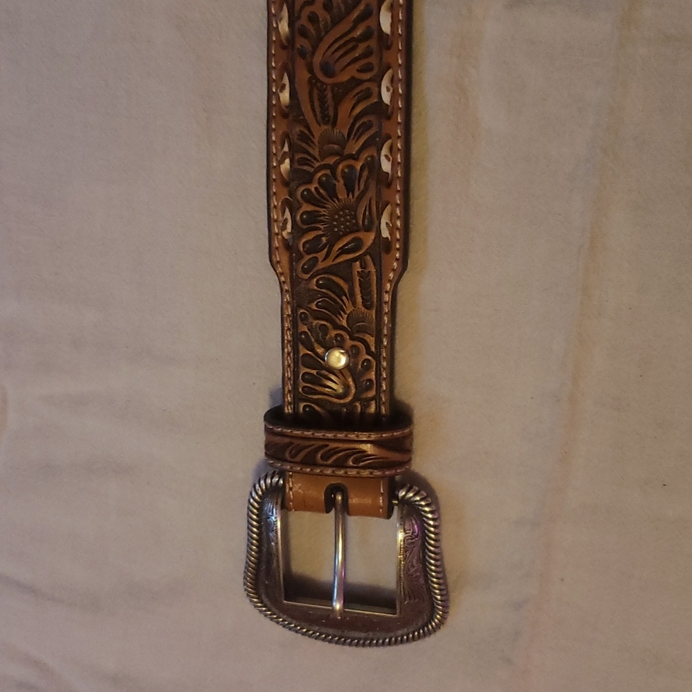 Nocona Floral Belt Men or Women 42"
